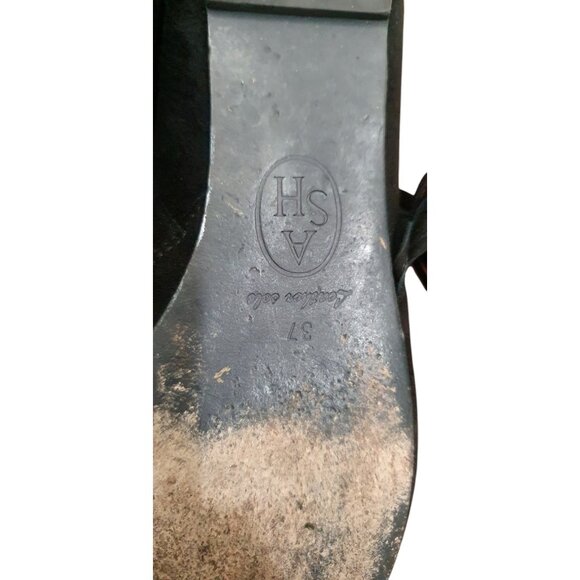 Ash nolita black suede fringe open toe ankle boots size EU 37 - Picture 8 of 11